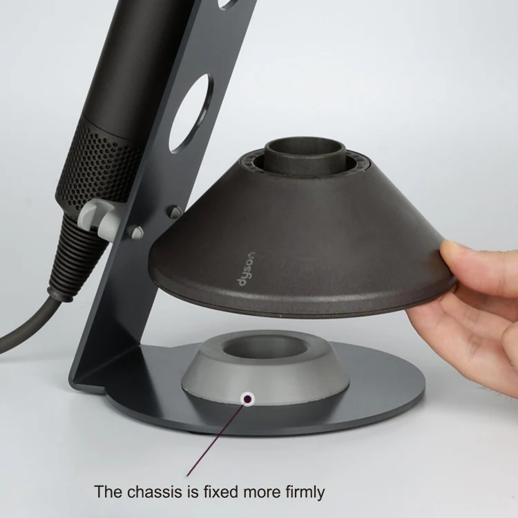 Punch Free Standing Hair Dryer Stand For Dyson 003 Black - Image 5