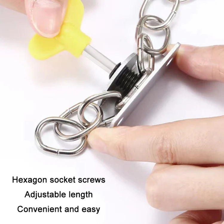 Punching Installation Protection Stainless Steel Window Limit Lock, Specification: B Type Black - Image 4