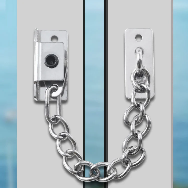 Punching Installation Protection Stainless Steel Window Limit Lock, Specification: B Type White - Image 6