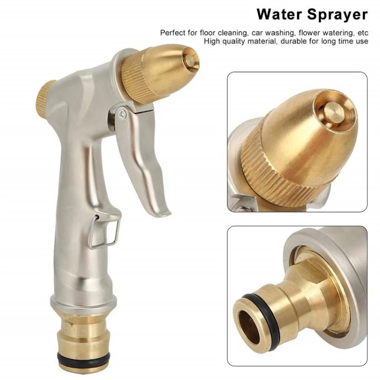 Pure Copper Household Car Wash Garden Watering Sprinkler Tool - Image 5