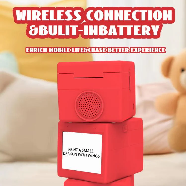 Q15 AI Mini Wireless Thermal Printer with 3.5-inch Screen & Voice-to-Image Function(White) - Image 6