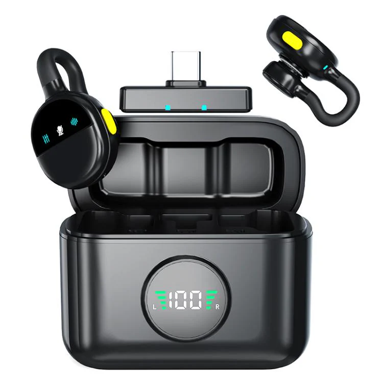 Q28 2 in 1 Lavalier Wireless Noise Cancellation Microphone, Model:Type-C Plug