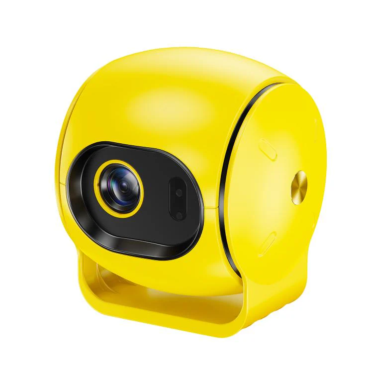 Q3 720P 150ANSI LCD Display Smart Projector, 1GB+8GB, Electric Focus, Plug:US Plug(Yellow)