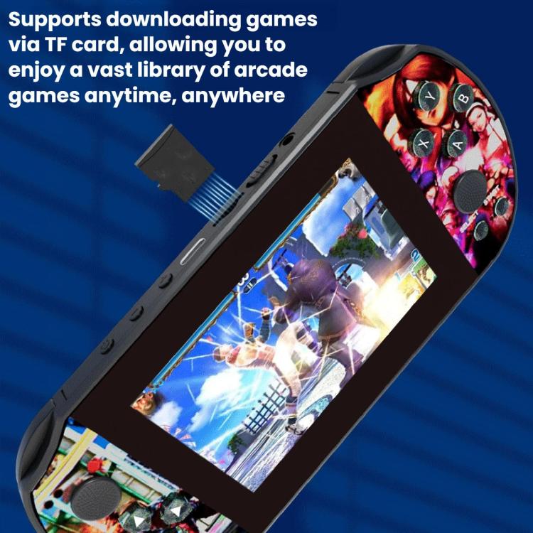 Q3 HD Large-Screen Retro Joystick Handheld Game Console, Color: Blue 32G - Image 8