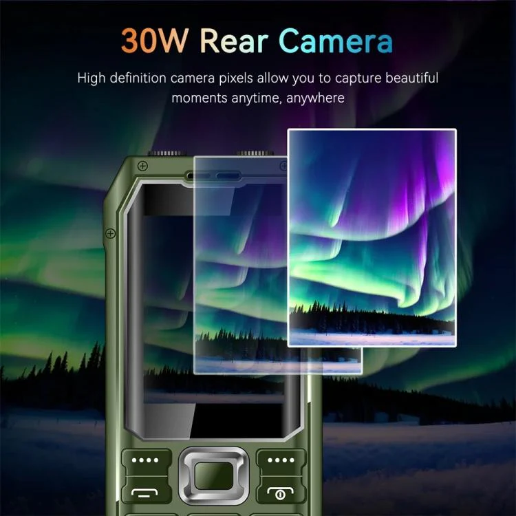 Q6000 Elder Keypad Phone, 2.4 inch, 6800mAh, Dual Flashlights, 21 Keys, SOS, FM, Dual SIM, GSM, Plug:EU Plug(Green) - Image 11