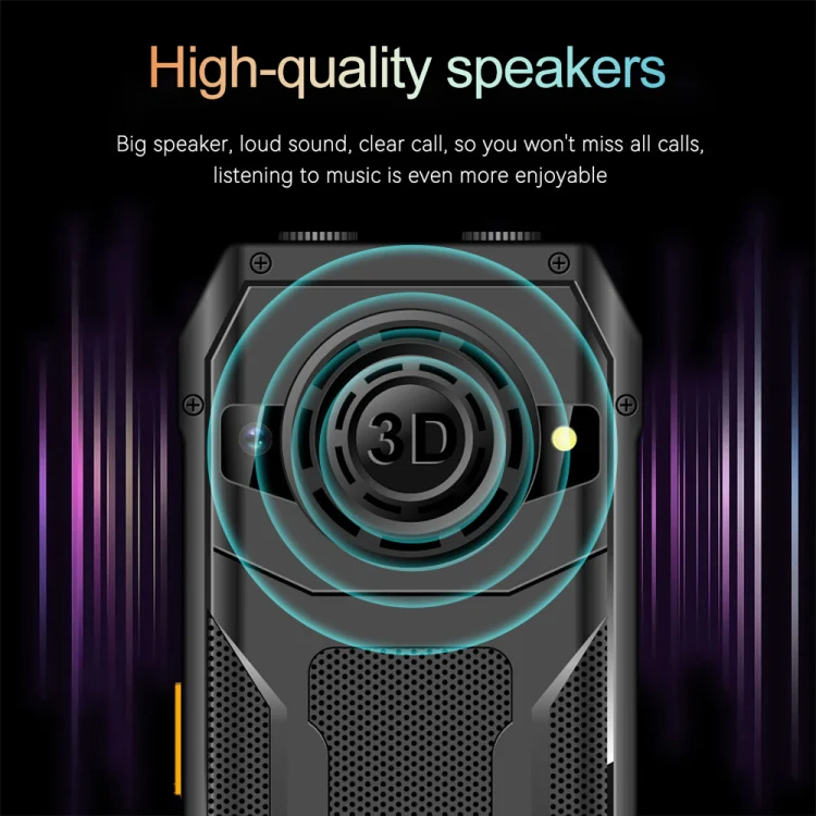 Q6000 Elder Keypad Phone, 2.4 inch, 6800mAh, Dual Flashlights, 21 Keys, SOS, FM, Dual SIM, GSM, Plug:UK Plug(Black) - Image 9