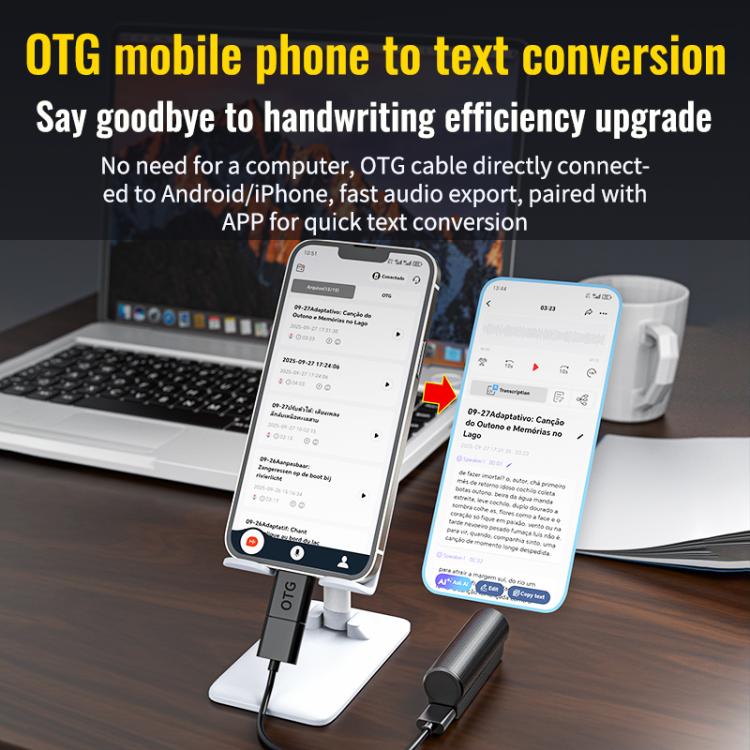 Q70G Magnetic Noise Reduction Voice Recording Pen REC Ultra-long Standby Time, Memory:128GB(Black) - Image 9