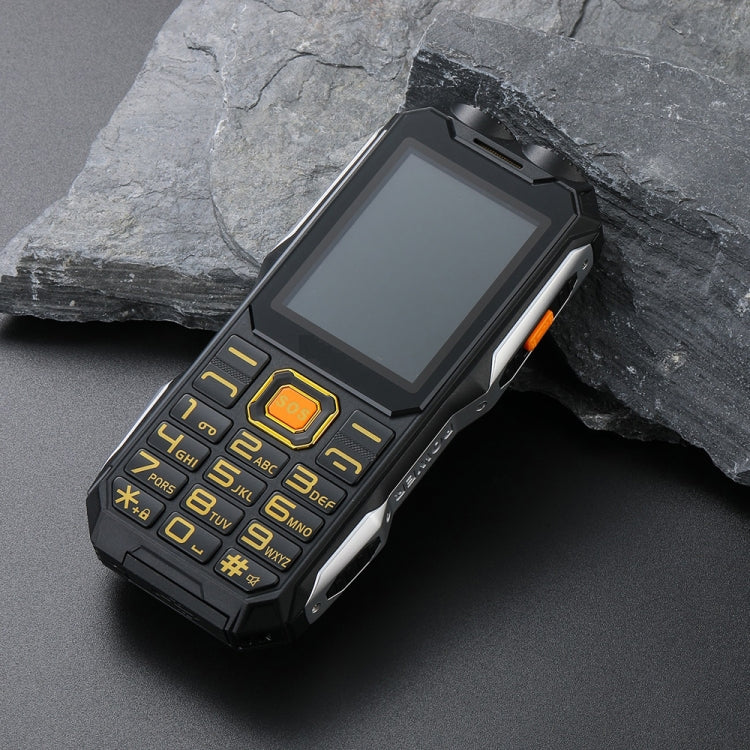 Q8 Triple Proofing Elder Phone, Waterproof Shockproof Dustproof, 16800mAh Battery, 2.4 inch, 21 Keys, Bluetooth, LED Flashlight, FM, SOS, Dual SIM, Network: 2G (Black) - Image 3