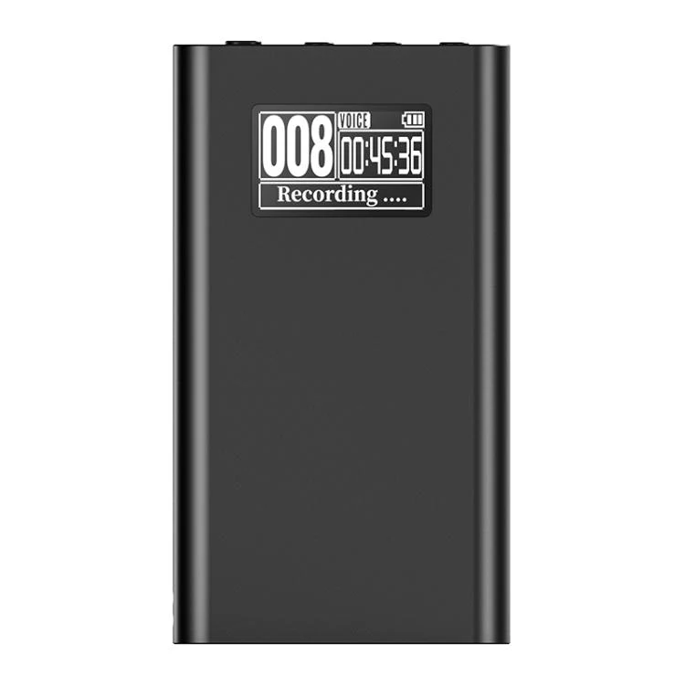 Q86 0.77-inch Screen Ultra-long Standby Smart Digital Voice Recorder, Memory:64GB(Black)