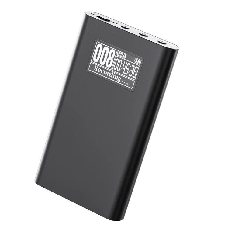 Q86 0.77-inch Screen Ultra-long Standby Smart Digital Voice Recorder, Memory:8GB(Black) - Image 3
