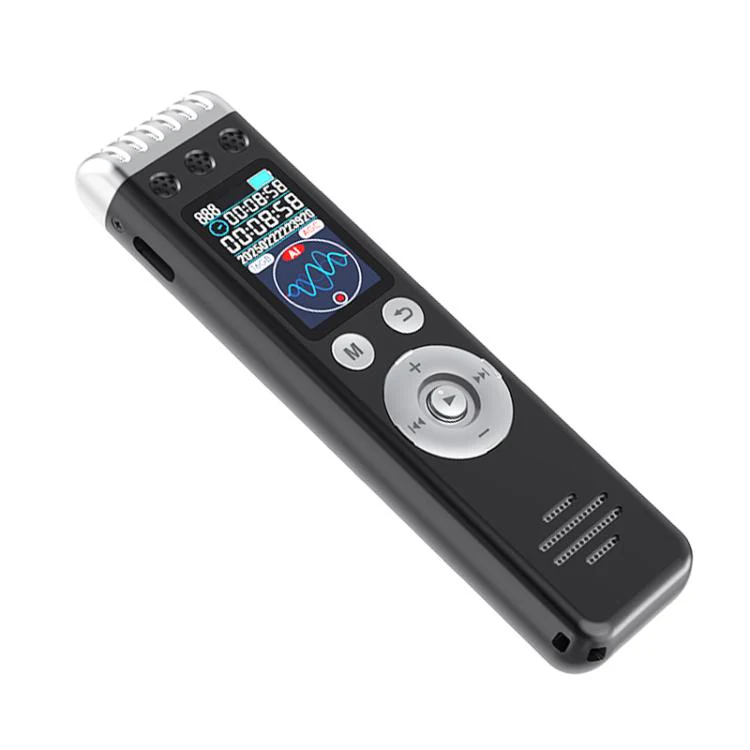 Q88A 1.14-inch Screen Multi-function HD Smart Voice Recorder Support AIREC-APP, Memory:8GB(Black) - Image 2