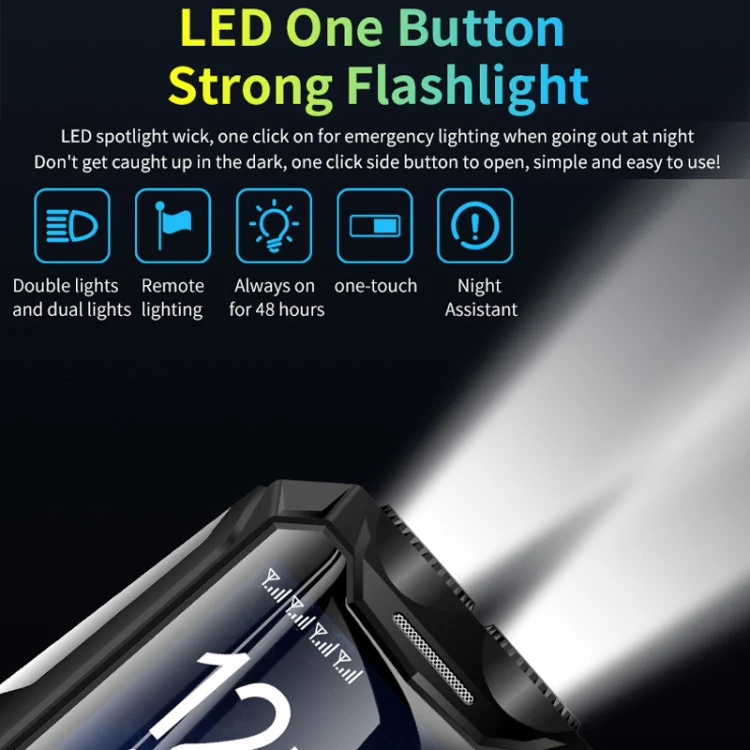 Q9-1 4G Elder Keypad Rugged Phone, 3.5 inch, 4500mAh, 21 Keys, SOS, FM, Network: 4G, Dual SIM(Black) - Image 13