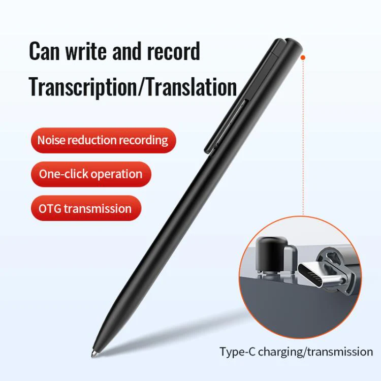 Q97 2-in-1 Voice Recording & Handwriting Pen, Memory:4GB(Black) - Image 4