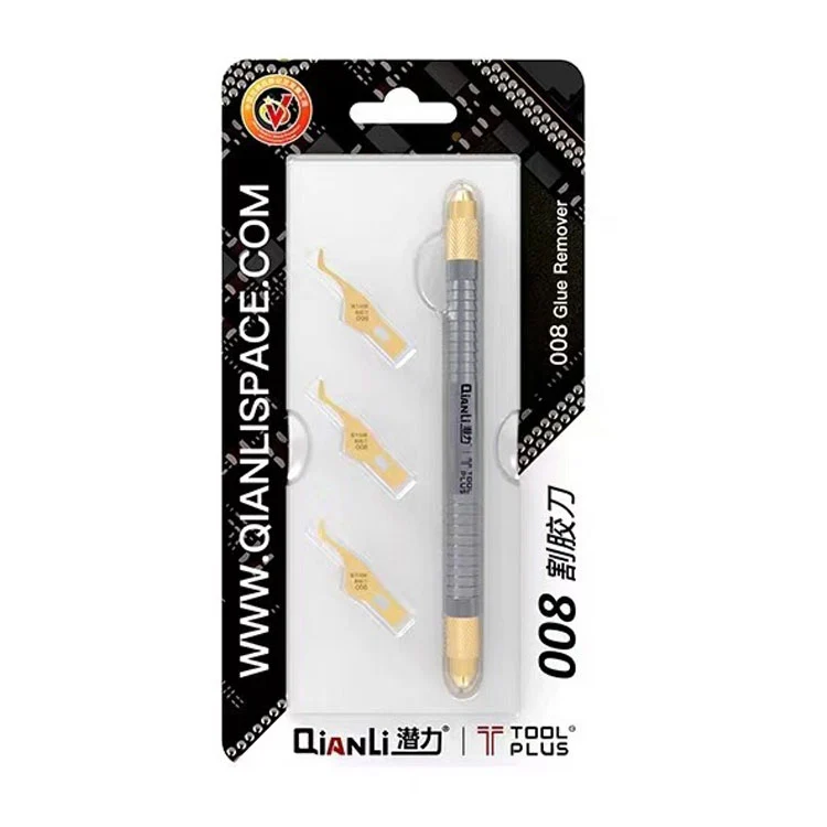 QIANLI 008 Multifunctioal CPU IC Glue Remover Knife Thin Blade Motherboard BGA Chip Glue Cleaning Knife - Image 5