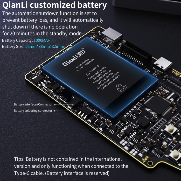 Qianli Apollo Interstellar One Multifunctional Restore Detection Device (International Edition) For iPhone 11/11 Pro Max/11 Pro/X/XS/XS Max/XR/8/8 Plus/7/7 Plus - Image 14