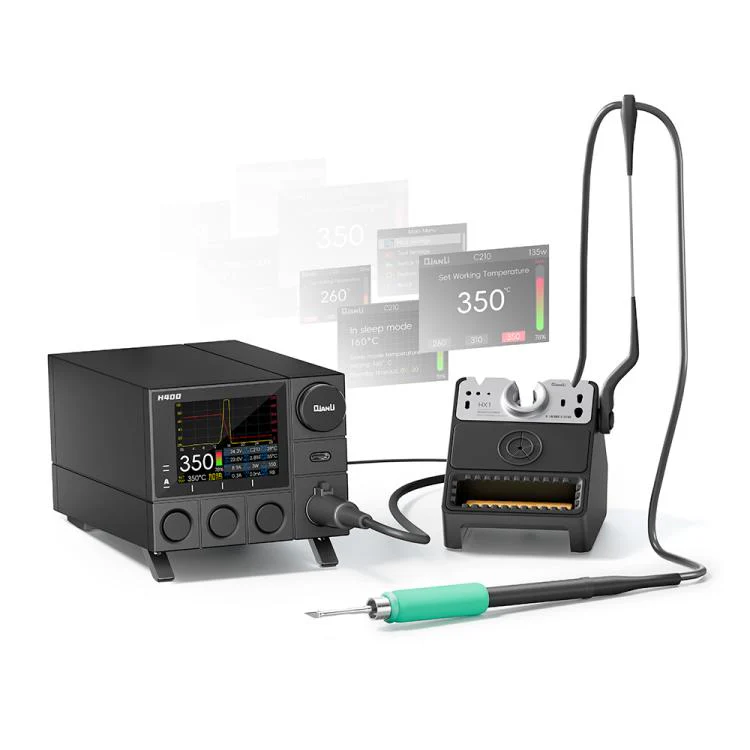 QIANLI H400 400W Smart Soldering Station with HX1 All-in-One Sleep Stand, Plug:EU Plug