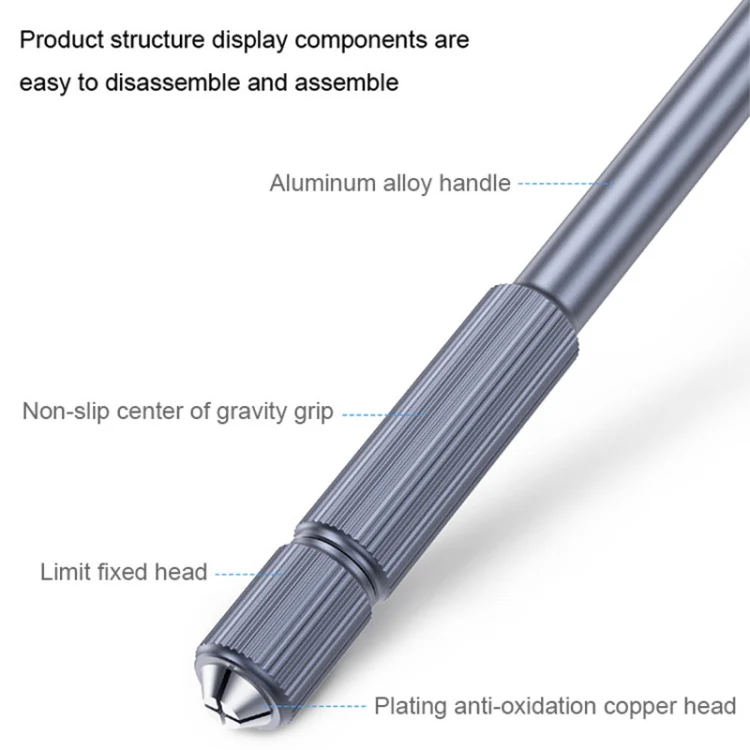 QIANLI iHilt 012 Aluminum Alloy Non-slip Low Center of Gravity Knife Hilt - Image 4