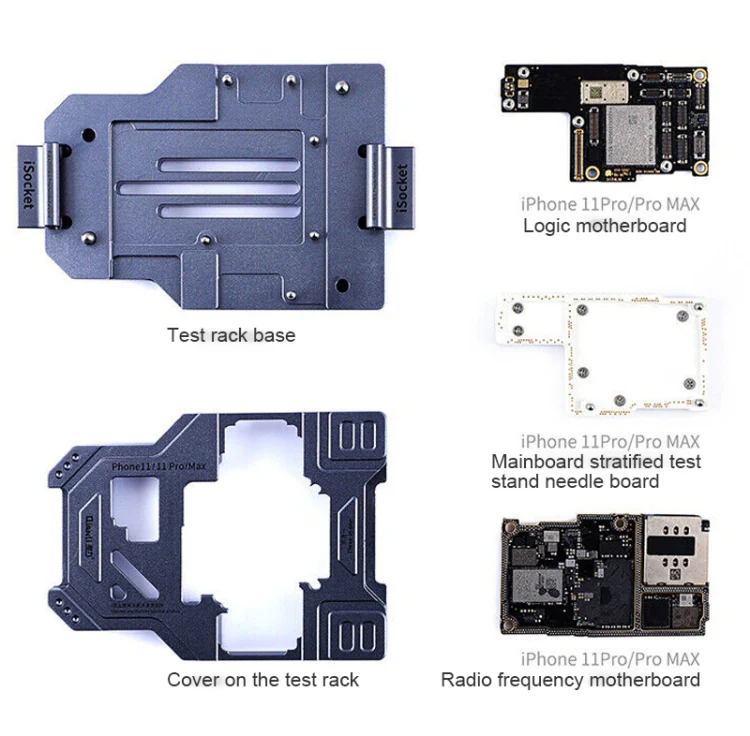 Qianli iSocket Motherboard Layered Test Fixture For iPhone 11 Series - Image 11