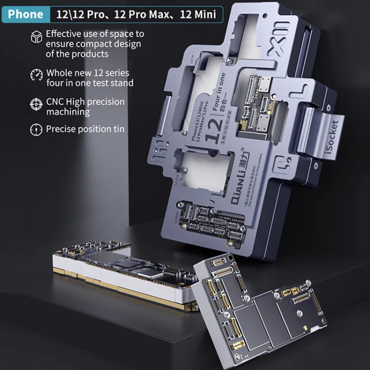 Qianli iSocket Motherboard Layered Test Fixture For iPhone 12 Series - Image 13