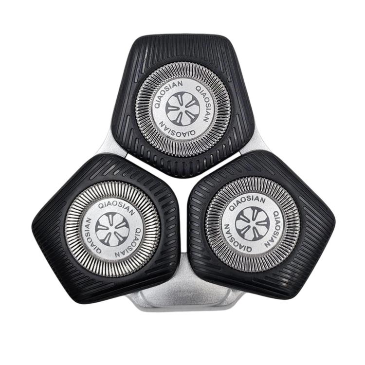 QIAOSIAN Shaver Replacement Head For Philips SH71 Blade, Fits S7000 / S5000 / S7731 / S5531 / S5832, Spec: Silver Black