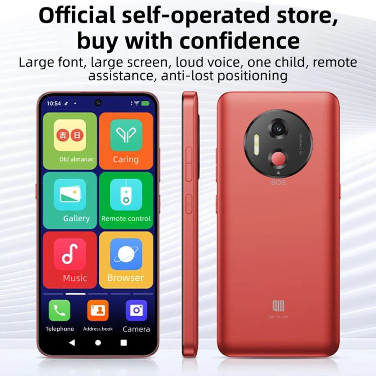 QIN L1 Global Elderly Smartphone, 6GB+128GB, 6.67 inch, Android MediaTek Helio G81 Octa Core, Network: 4G, Support Google Play (Blue) - Image 3