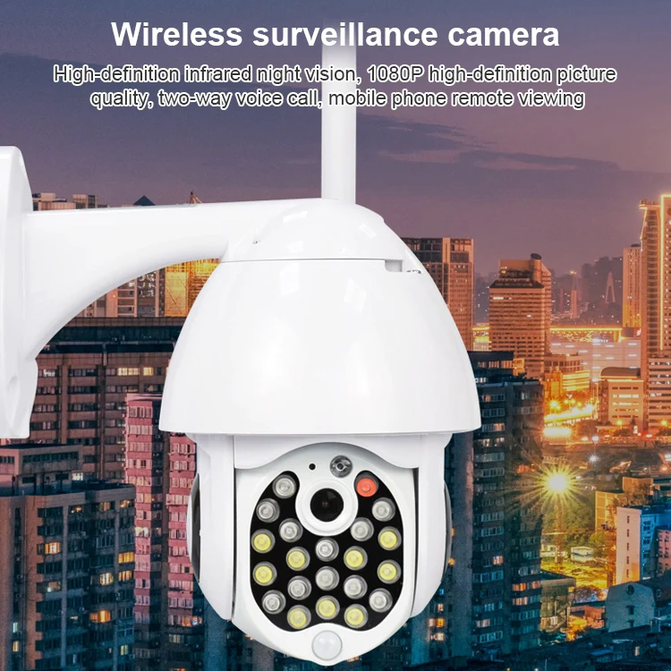 QX17 2 Million Pixels WiFi High-definition Surveillance Camera Outdoor Dome Camera, Support Night Vision & Two-way Voice & Motion Detection(UK Plug) - Image 3