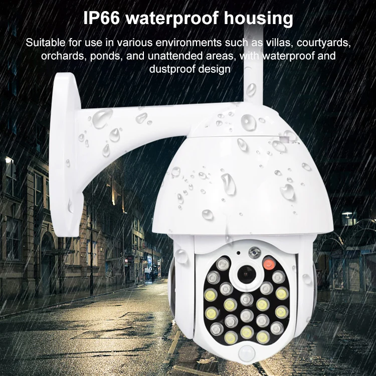 QX17 2 Million Pixels WiFi High-definition Surveillance Camera Outdoor Dome Camera, Support Night Vision & Two-way Voice & Motion Detection(UK Plug) - Image 9