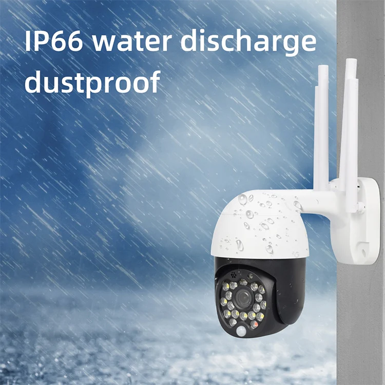 QX27 1080P WiFi High-definition Surveillance Camera Outdoor Dome Camera, Support Night Vision & Two-way Voice & Motion Detection(UK Plug) - Image 6