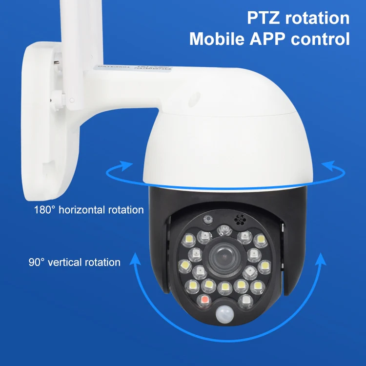 QX27 1080P WiFi High-definition Surveillance Camera Outdoor Dome Camera, Support Night Vision & Two-way Voice & Motion Detection(US Plug) - Image 5