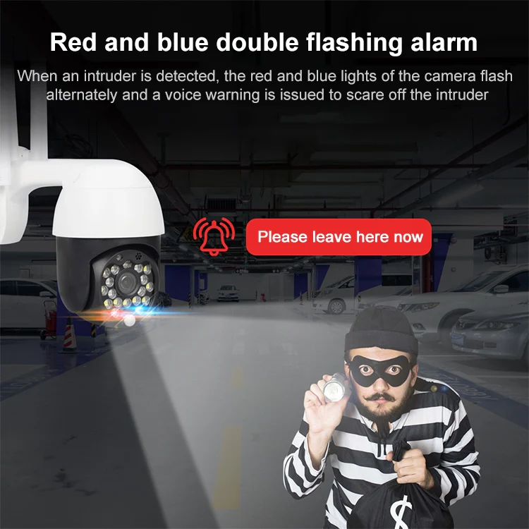QX27 1080P WiFi High-definition Surveillance Camera Outdoor Dome Camera, Support Night Vision & Two-way Voice & Motion Detection(US Plug) - Image 7