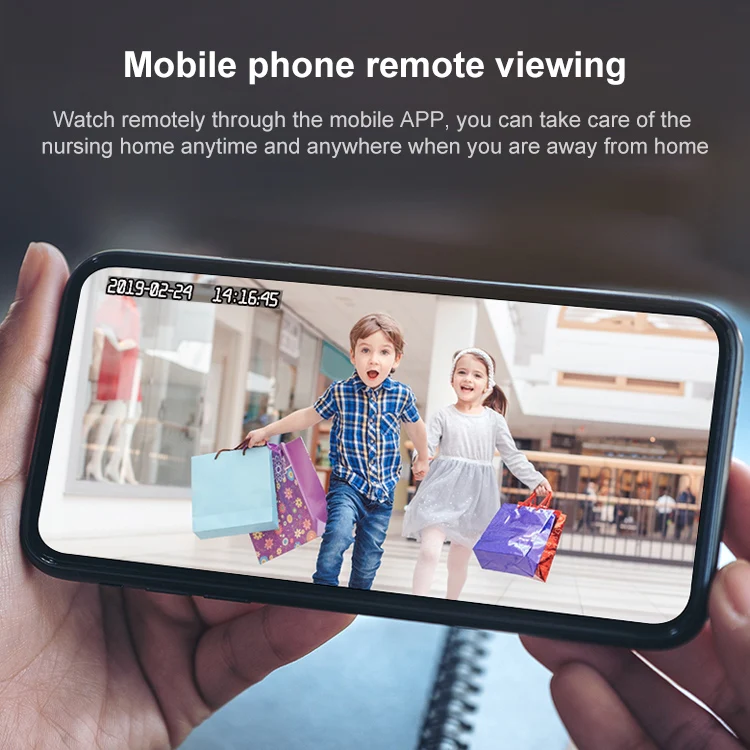 QX3 1080P HD Full-color Night Vision IP65 Waterproof WiFi Smart Camera, Support Motion Detection / TF Card, EU Plug - Image 6
