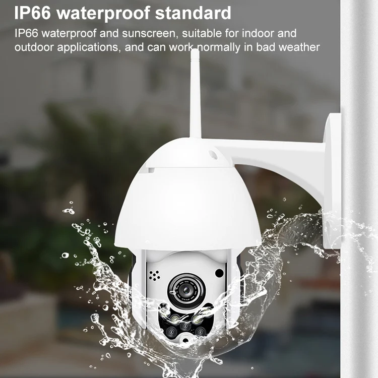 QX3 1080P HD Full-color Night Vision IP65 Waterproof WiFi Smart Camera, Support Motion Detection / TF Card, US Plug - Image 4