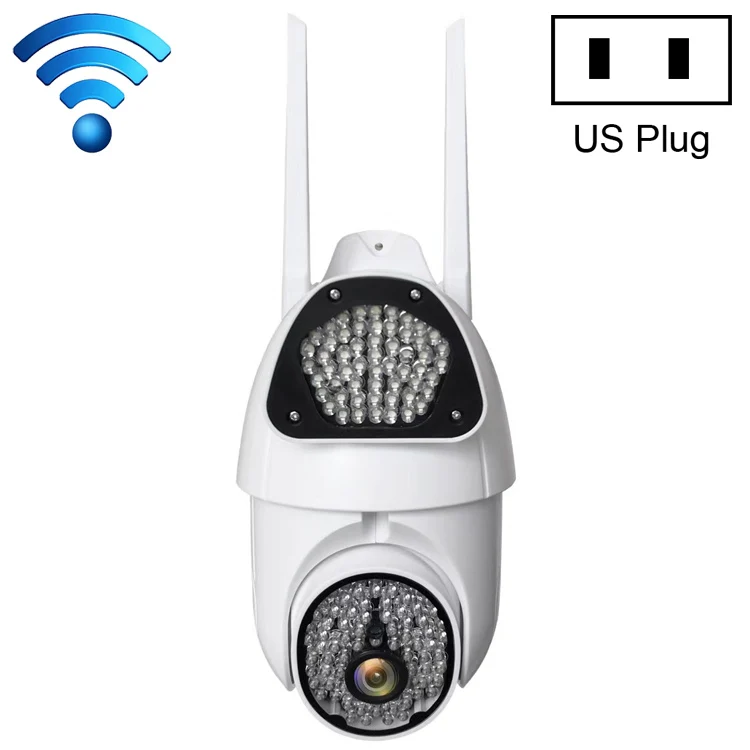QX37 1080P WiFi High-definition Surveillance Camera Outdoor Dome Camera, Support Night Vision & Two-way Voice & Motion Detection(US Plug)