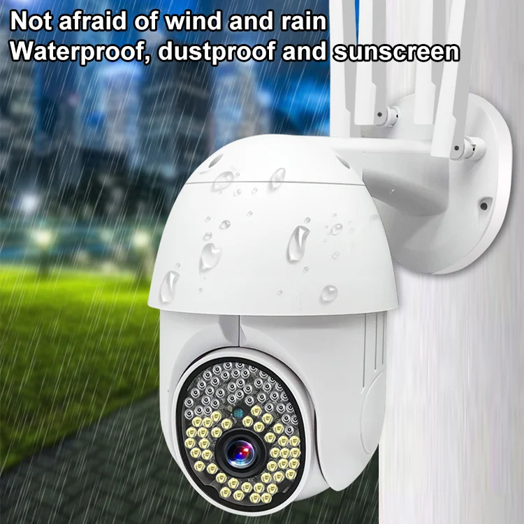 QX38 1080P WiFi High-definition Surveillance Camera Outdoor Dome Camera, Support Night Vision & Two-way Voice & Motion Detection(EU Plug) - Image 9