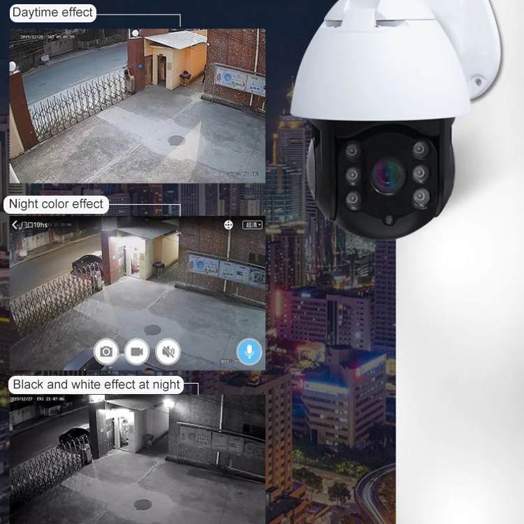 QX9 1080P IP65 Waterproof WiFi Smart Camera, Support Motion Detection / TF Card / Two-way Voice, UK Plug - Image 6