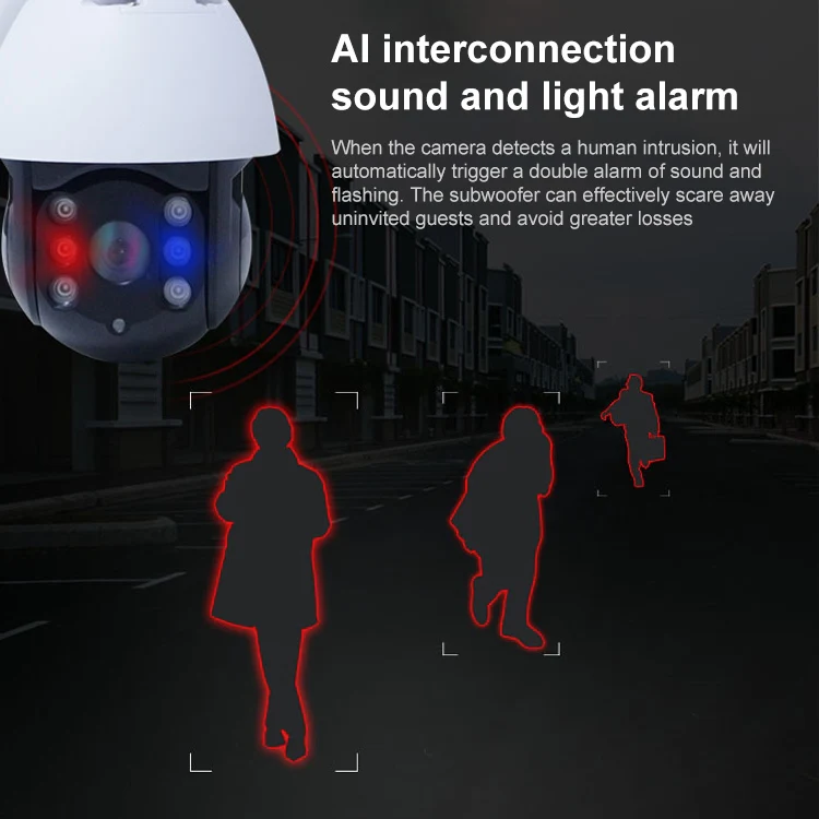 QX9 1080P IP65 Waterproof WiFi Smart Camera, Support Motion Detection / TF Card / Two-way Voice, UK Plug - Image 7