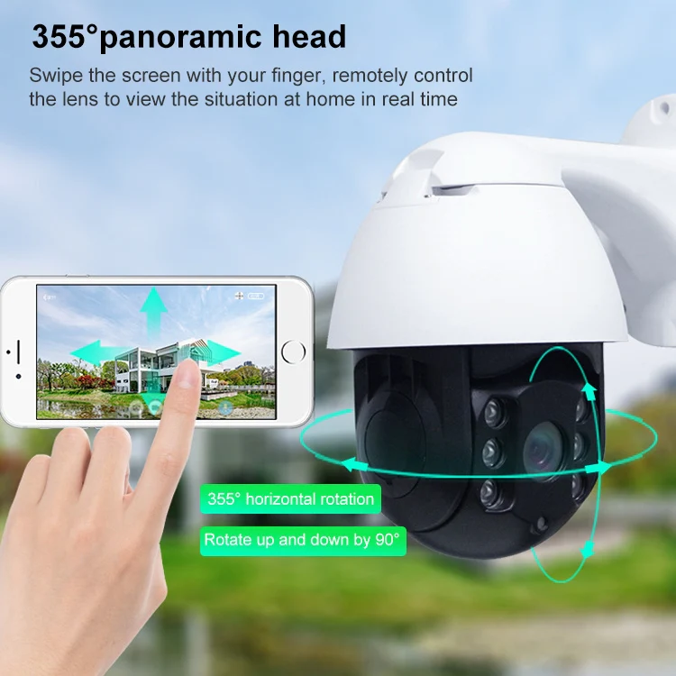 QX9 1080P IP65 Waterproof WiFi Smart Camera, Support Motion Detection / TF Card / Two-way Voice, UK Plug - Image 9