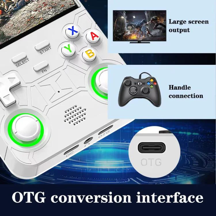 R36 Ultra 4-inch Open-Source Linux Handheld Game Console with Wi-Fi/MIFI Support Retro Portable Arcade 128G(Purple) - Image 7