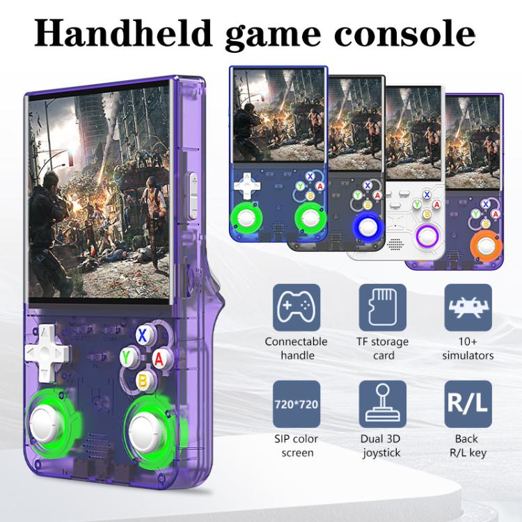 R36 Ultra 4-inch Open-Source Linux Handheld Game Console with Wi-Fi/MIFI Support Retro Portable Arcade 64G(White) - Image 2