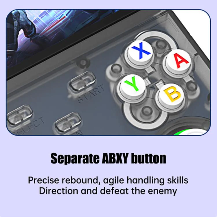 R36 Ultra X 4.5-inch IPS HD Handheld Retro Game Console Built-in 18,000+ Games, External TF card:32G(Green) - Image 8