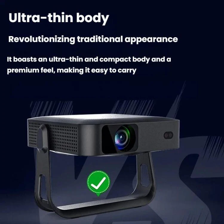 R6 Portable Ultra-Thin Projector HD 1080P Auto-Focus Mini Home Projector UK Plug - Image 13