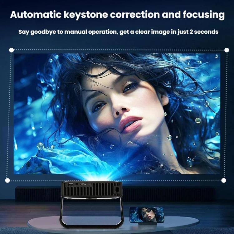 R6 Portable Ultra-Thin Projector HD 1080P Auto-Focus Mini Home Projector US Plug - Image 9