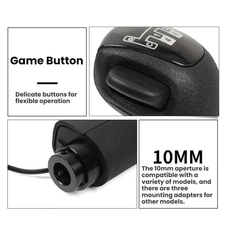 Racing Eurogamer Joystick Simulator Shift Knob For Logitech G29 / G27 / G25(No LOGO) - Image 5