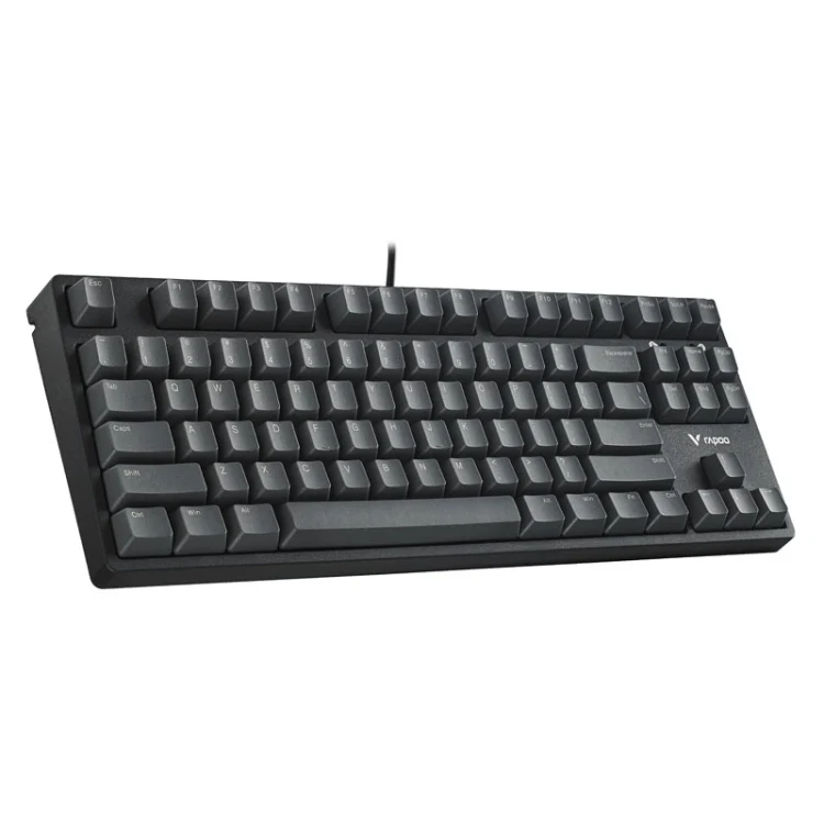 Rapoo V860 Desktop Wired Gaming Mechanical Keyboard, Specifications:87 Keys(Green Shaft) - Image 2