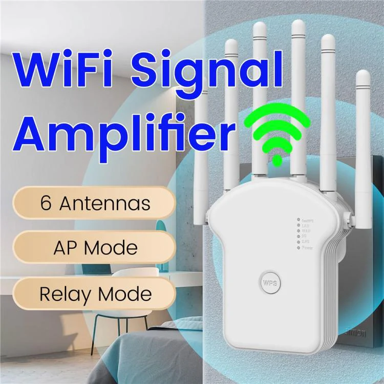 RE1200LN Home Office 1200Mbps WiFi Repeater Extender, Plug:EU Plug - Image 4