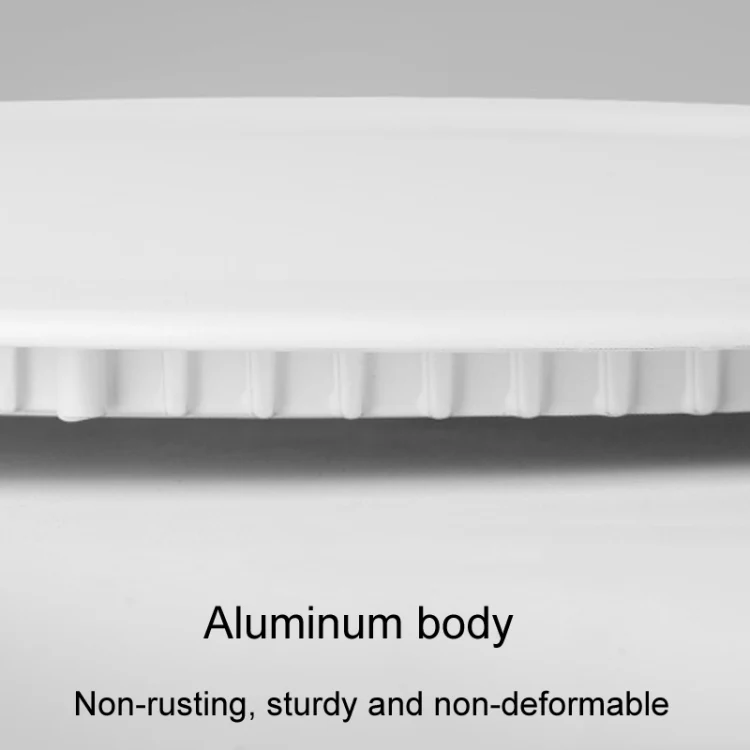Recessed Concealed Ceiling Downlight Household Wide Voltage Thin Tube Panel Light, Model: 24W Round Opening 280mm(3000K Warm Light) - Image 4