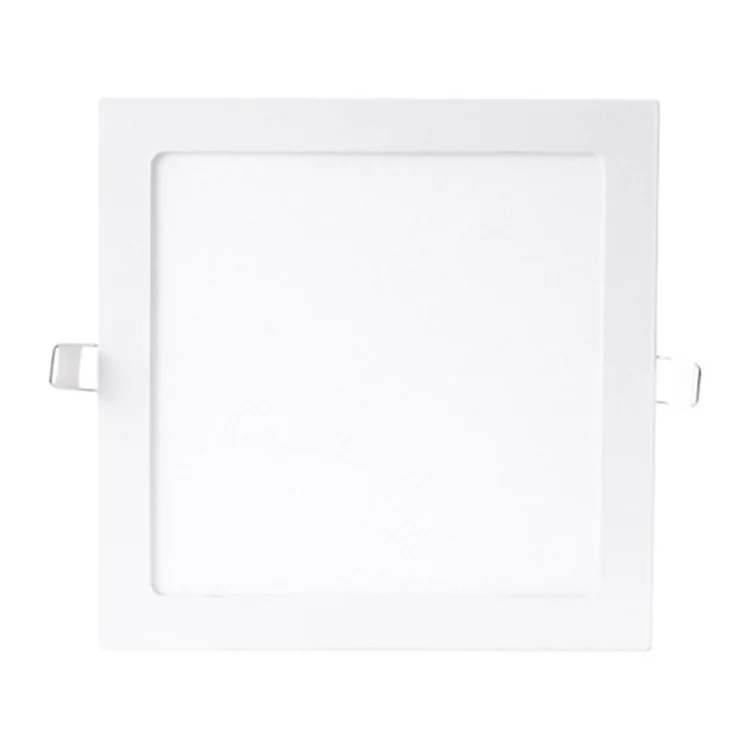 Recessed Concealed Ceiling Downlight Household Wide Voltage Thin Tube Panel Light, Model: 24W Square Opening 280mm(3000K Warm Light)