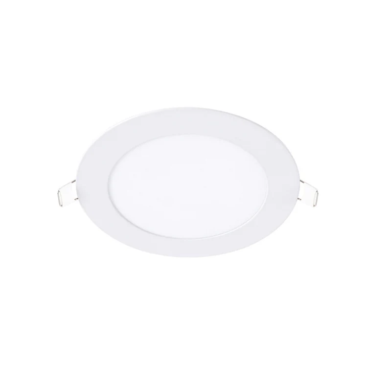 Recessed Concealed Ceiling Downlight Household Wide Voltage Thin Tube Panel Light, Model: 9W Round Opening 130mm(3000K Warm Light)