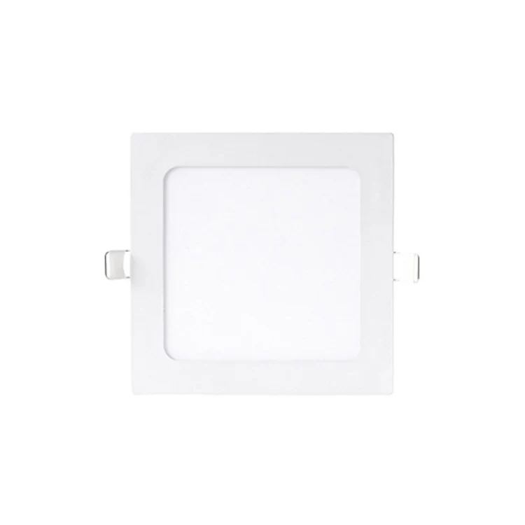 Recessed Concealed Ceiling Downlight Household Wide Voltage Thin Tube Panel Light, Model: 9W Square Opening 130mm(3000K Warm Light)
