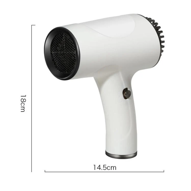 Rechargeable Wireless Hair Dryer Negative Ion Hot and Cold Wind Versatile Hairdressing Tools EU Plug(Pink) - Image 8